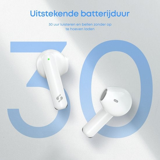 SoundFront Go Wireless Earbuds - Bluetooth-Kopfhörer - Ohrhörer - Weiß