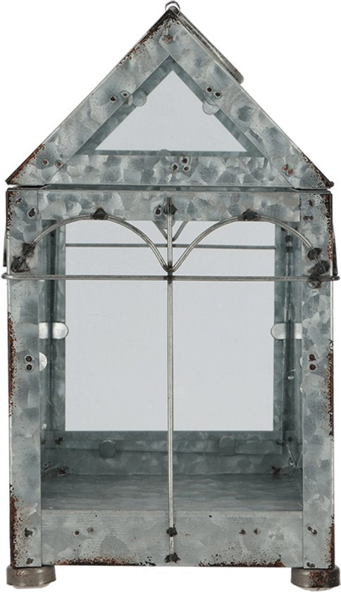 Esschert Design Gewächshaus 35,9 X 19 X 32,7 Cm Eisen Grau