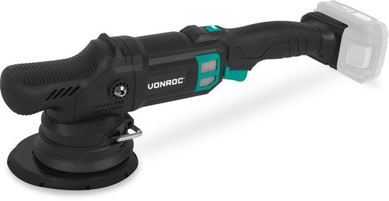VONROC PRO Polierer 20V - Ø 150mm - Bürstenloser Motor - Softstart-Elektronik - Inkl.
