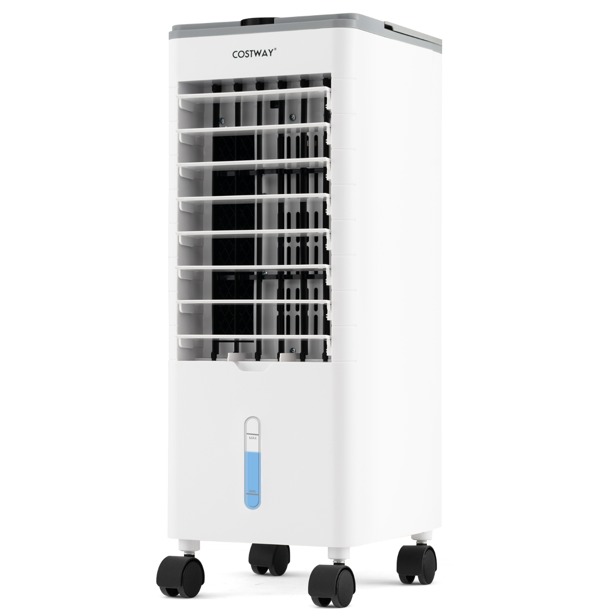 Coast Mobile Air Conditioner - 3 in 1 - Ohne Ablaufschlauch - 60W - 2.8L - 25.5 x 22 x 59 cm - Weiß