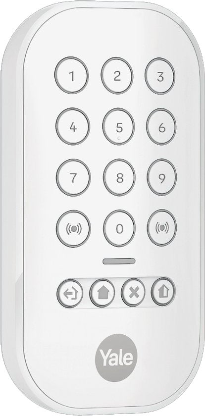 Yale - Tastatur - Mit Paniktaste - Beleuchtete Tastatur - 1 km Reichweite