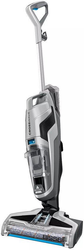 BISSELL Crosswave C3 Select Stabstaubsauger mit Wischfunktion - Schnurgebundener Bodenreiniger - 3 in 1 Saugen, Wischen & Trocknen - Mehrflächensauger - Reinigungsmaschine für Teppich, Fliesen & Holzböden - Leistungsstarker 560W Motor - 3551N