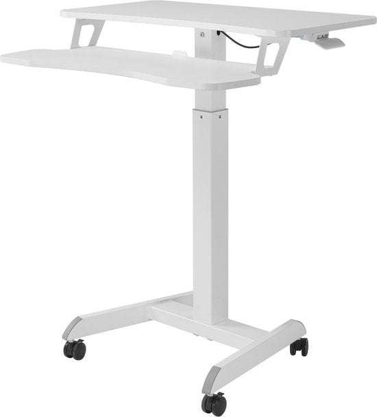 Schreibtisch Sitz-Steh-Laptoptisch - mobil - höhenverstellbar