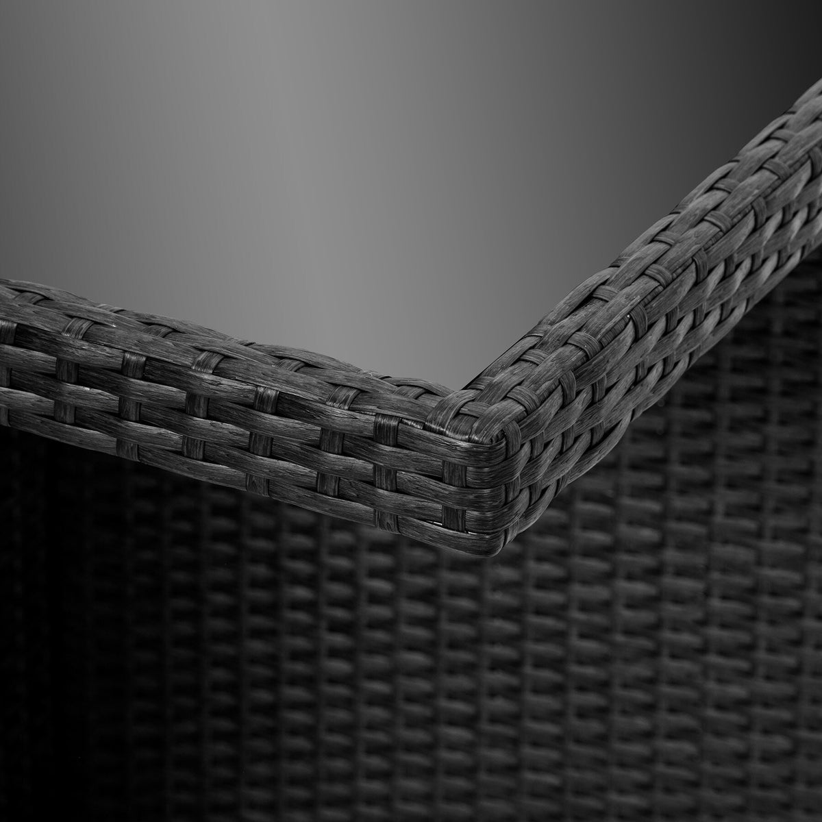 Tectake® Glasplatten für Loungemöbel – Nur die 4 Glasplatten