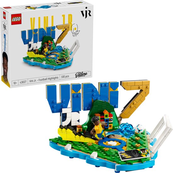LEGO Editions – Vini Jr. – Fußball-Highlights: Fußball-Bausatz für Kinder – 43027