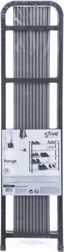 Schuhregal 76 x 20 x 71 cm – Schwarz