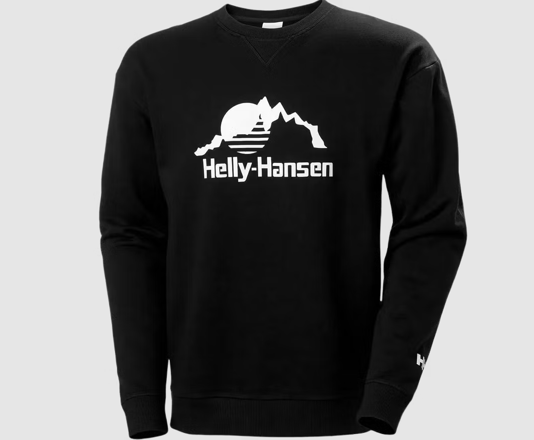 Helly Hansen Yu Crew Pullover 2.0 - Größe L - Schwarz