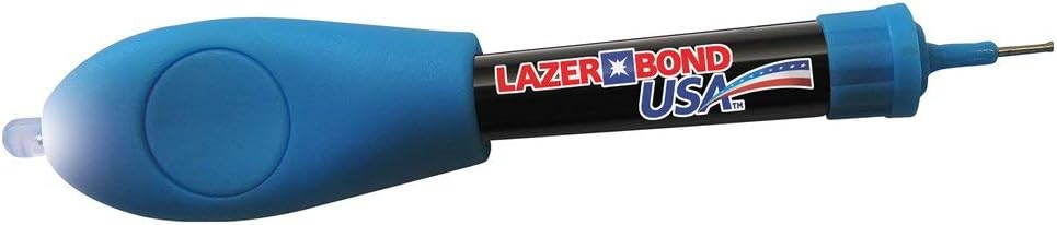 Lazer Bond USA UV-Kleber – Zum Reparieren von Kunststoff, Metall und Glas – Transparent