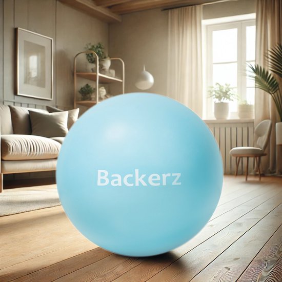 Backerz Yoga-Ball – PVC-Innenball für Ella-Sitzbälle – Berstschutz – Hellblau