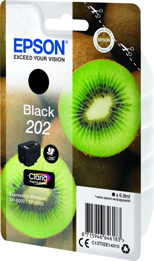 Kompatible Tintenpatrone Epson C13T02E14020 Schwarz