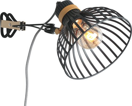 Anne Lighting Wandleuchte Dunbar – schwarz – Metall – 3093ZW