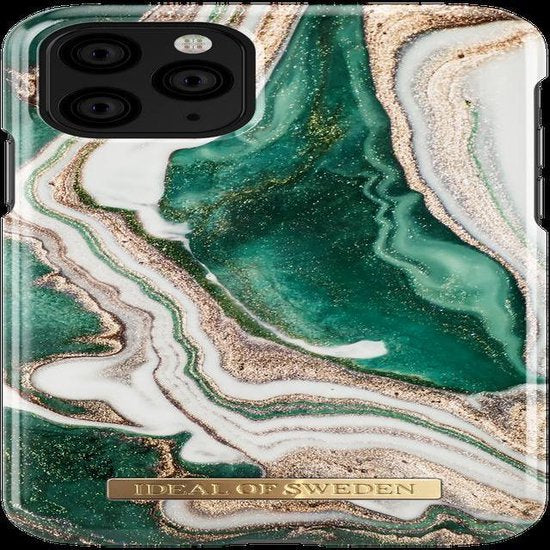 iDeal of Sweden iPhone 11 Pro Backcover Fall - Golden Jade Marmor