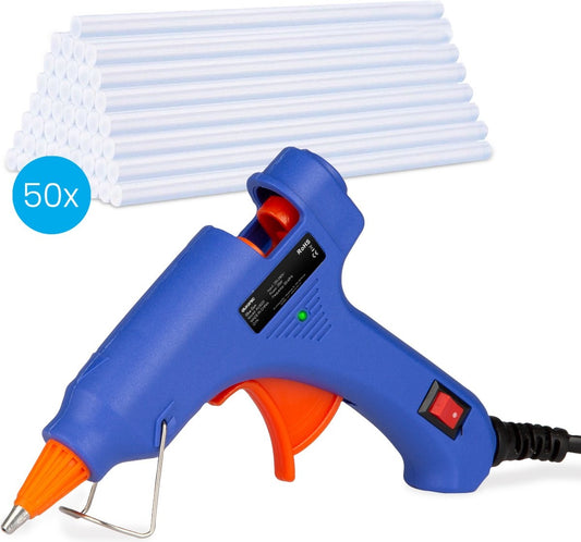 Auronic Klebepistole - mit 50 Klebepatronen - 20W