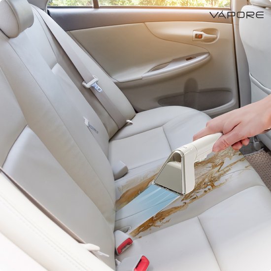 Vapore - Teppichreiniger - Möbelreiniger - 1200W - 1,79m Schlauch - Beige/Weiß