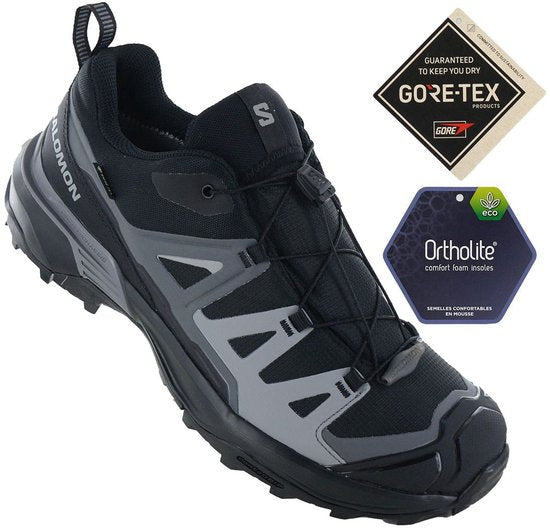 Salomon X ULTRA 360 GTX – GORE-TEX – Herren-Wanderschuhe Schwarz 474532, Größe: EU 43 1/3, UK 9