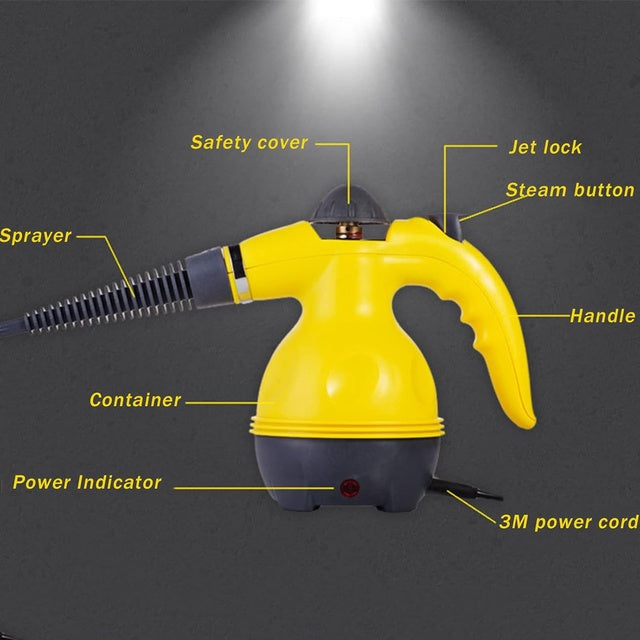 Tragbarer Handdampfreiniger – 1000 W – mit Sicherheitsverriegelung