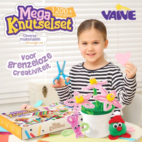 VAIVE Craft kit for Crafting Girls - Kreatives Spielzeug für Kinder - Bastelset - Bastelset - Bastelsets