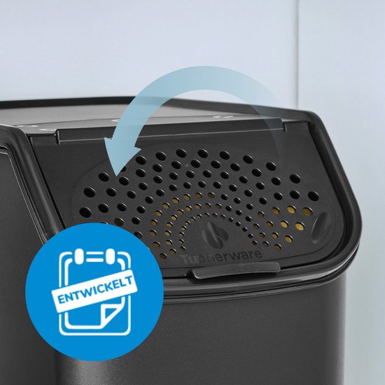 Tupperware-Set – PotatoSmart 8,3 l, OnionSmart 5,5 l & GarlicSmart 2,3 l – Innovative Behälter für Kartoffeln, Zwiebeln und Knoblauch mit optimaler Luftzirkulation – Stapelbares Design – Spülmaschinenfest