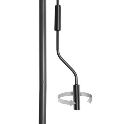 tectake Taija Klemm-Sonnenschutz 208 x 310 cm – Balkon- und Terrassen-Sonnenschutz – UV-Schutz 50+ – Ohne Bohren – Polyester – Anthrazit
