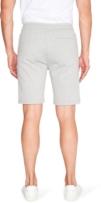 Mario Russo Mario Russo Pique Short grau melange