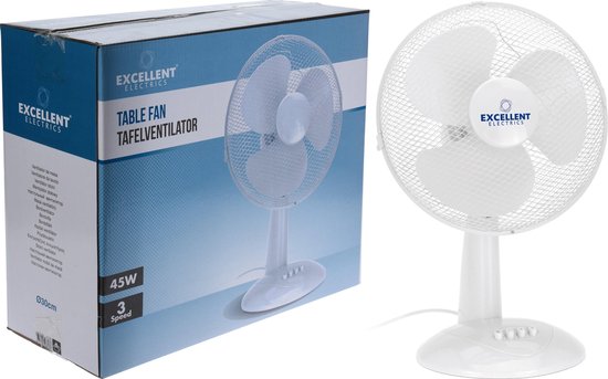 Excellent Electrics – Tischventilator – Weiß