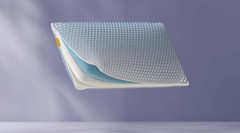 Emma Original Elite Kopfkissen 40x70 cm Weiß - Ergonomischer Memory-Schaum mit AirGrid® Technologie