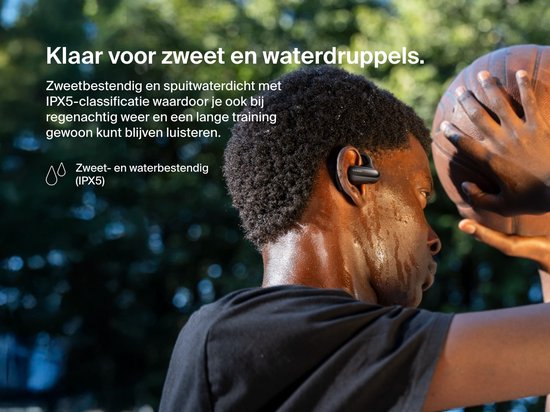 Belkin SoundForm ClearFit - Kabellose offene Sport-Ohrhörer - Schwarz