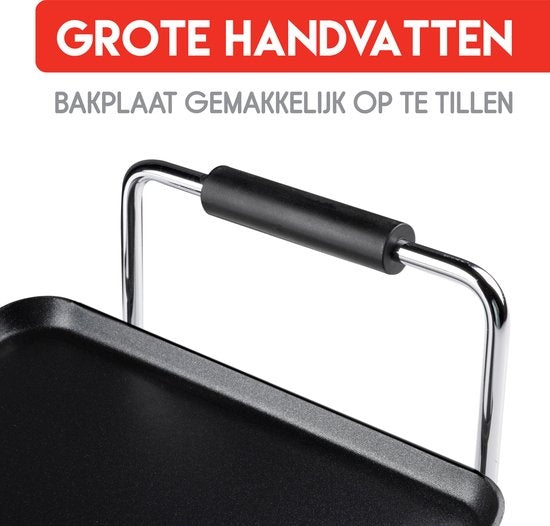 Alpina Bakplaat Teppanyaki - XL - Instelbare Thermostaat - 1800 Watt