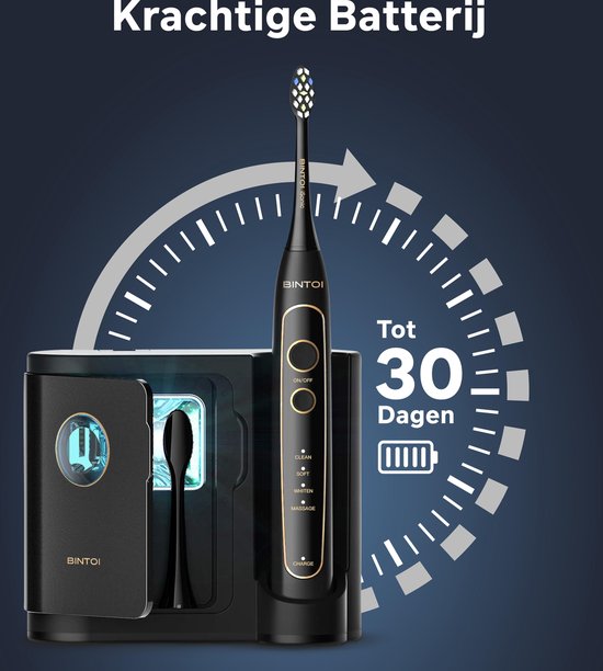 Bintoi® iSonic UV D600 - Elektrische Zahnbürste mit UV-Sterilisator