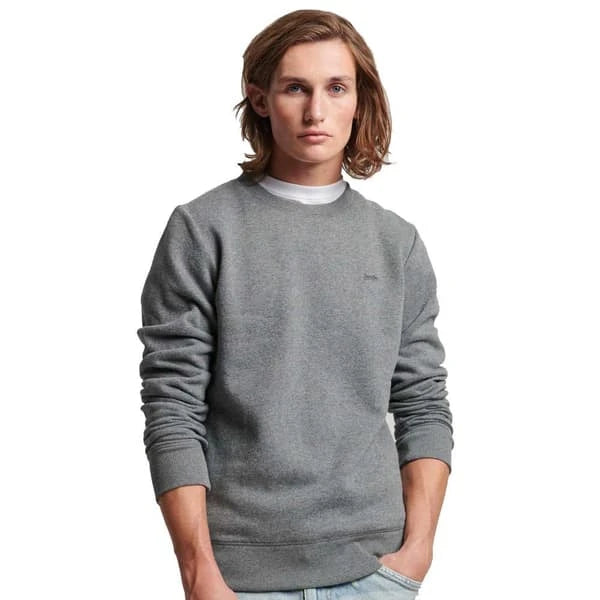 Superdry Vintage Logo Herren-Sweatshirt – grau – Größe S