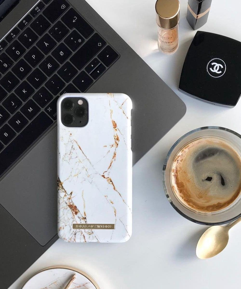 iDeal of Sweden iPhone 11 Pro Hülle - Kunststoff - Carrara Gold - Marmor