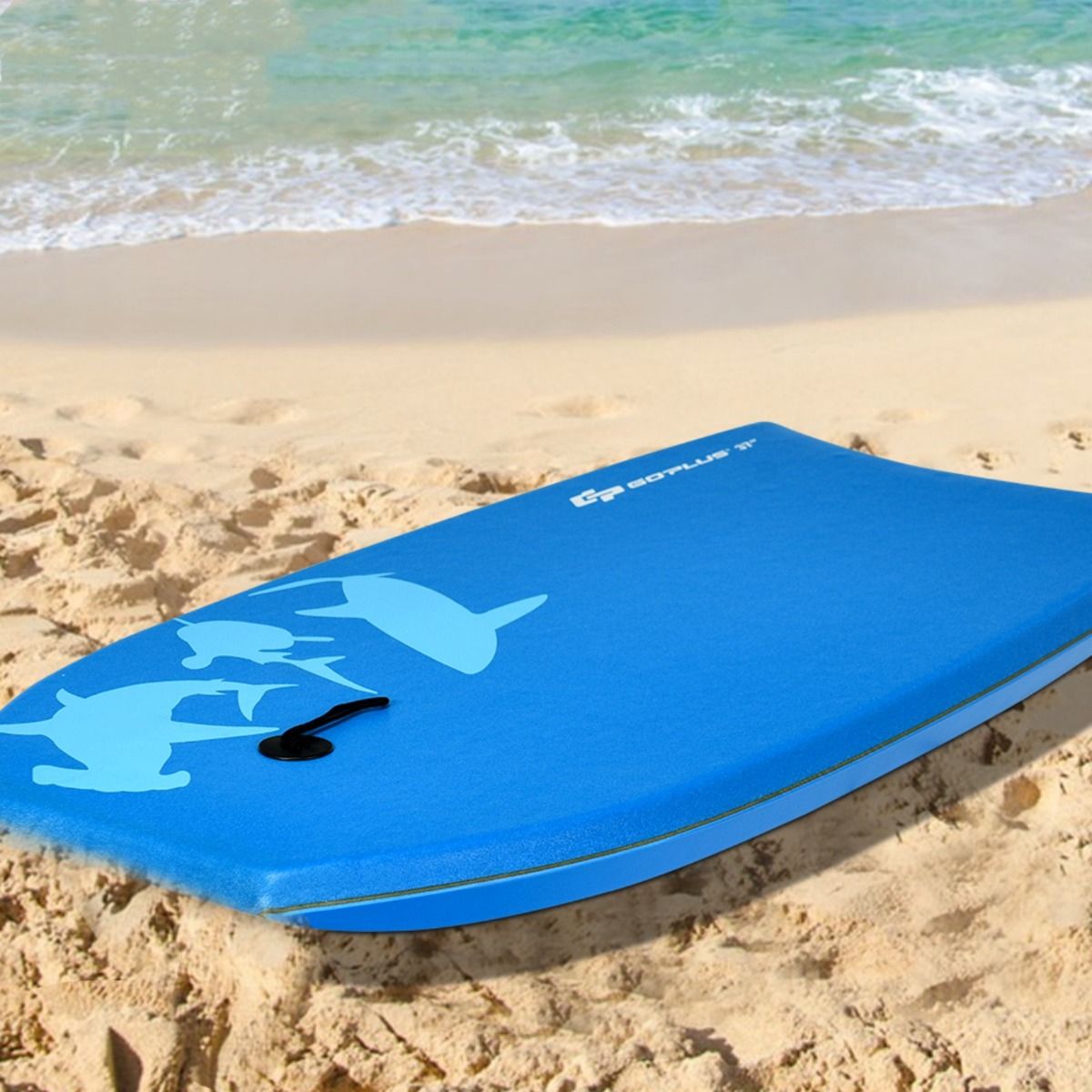 Coast Bodyboard Surfboard Surfbrett für Kinder - Blau - 104 x 52 x 6 cm - Leicht und schwimmfähig