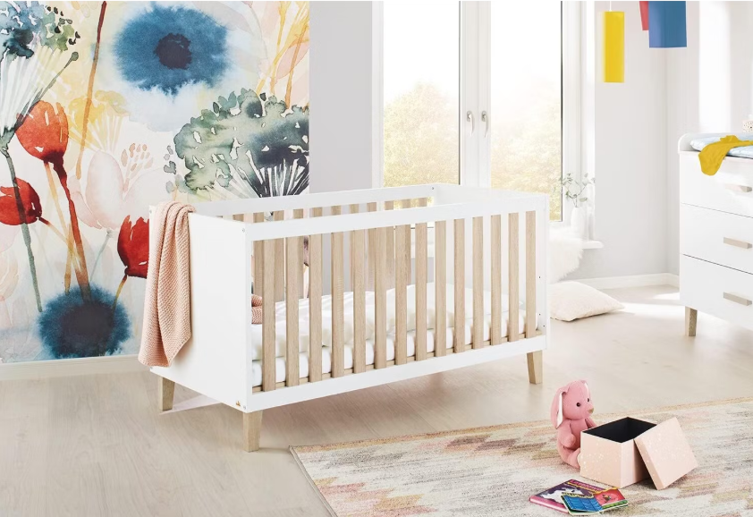 Pinolino Kinderbett Lumi Klein Eiche Natur | 120 x 60 cm