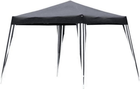 Partyzelt Easy Up - grau/anthrazit - 3 x 3 m