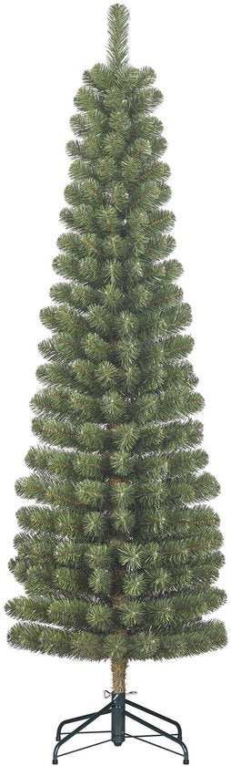 Black Box Trees Charlton Weihnachtsbaum, schlankes Säulenmodell – Weihnachtsdekoration im natürlichen Look – Kunstbaum mit Scharnierkonstruktion zum schnellen Aufstellen – H 185 x Ø 53 cm – Grün