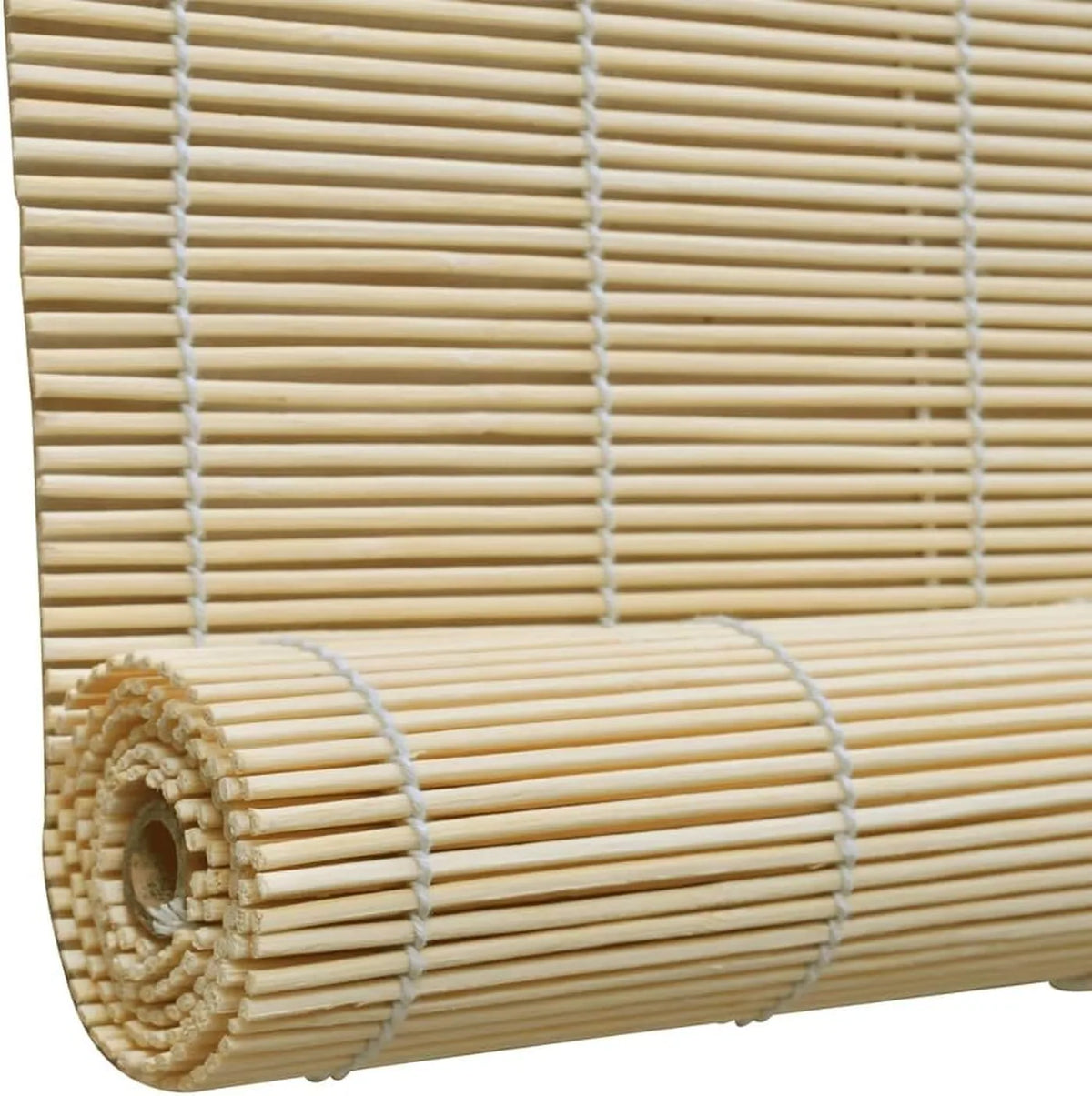 vidaXL Bambus-Rollo – 80 x 220 cm – Naturfarben – Lichtdurchlässig und blickdicht