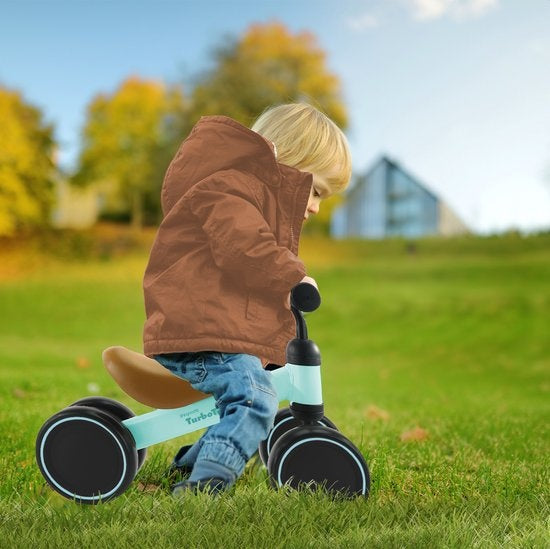 LifeGoods TurboToddler Balance Bike - Spielzeug ab 1 Jahr - Kinder Roller - Mintgrün
