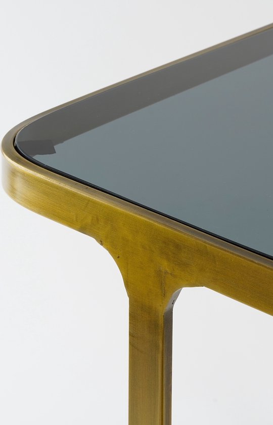 Mica Decorations Kevin Beistelltisch - 2er-Set - L48 x B37 x H52 cm - Metall - Gold