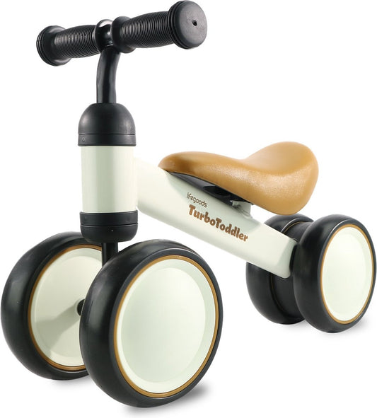 LifeGoods - TurboToddler Balance Bike - Kinder Scooter - Ab 1 Jahr - Creme