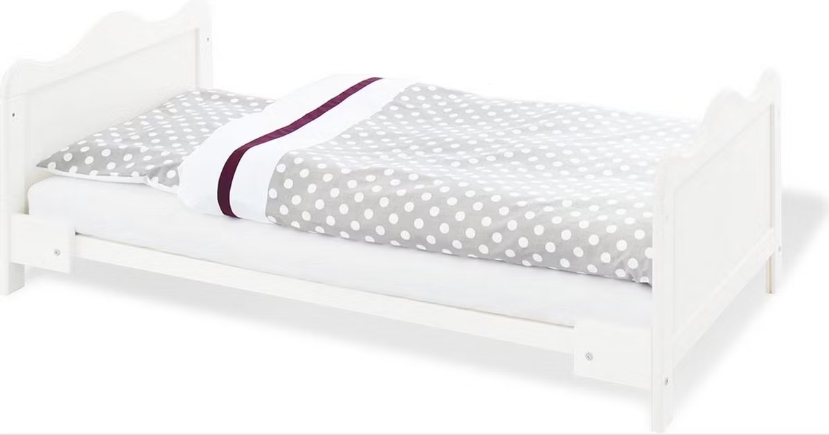 Pinolino Florentina Kinderbett – Mitwachsend – 60 x 120 cm – 3-fach höhenverstellbar