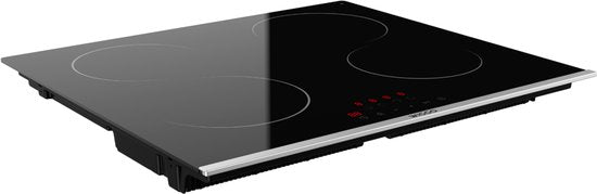 Wiggo WH-E614G(B) – Einbau-Induktionskochfeld – 60 cm – 4 Kochzonen – Schieberegler – 1-phasig, ohne Stecker – 5 Jahre Garantie – Schwarz