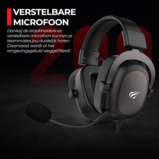 Gamenote Gaming Headset - PC, Xbox, PS4 - Mit Mikrofon - Geräuschunterdrückung