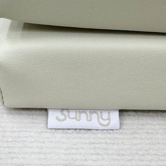 Sunny Dani Foam Spielmatte – Zusammenklappbare Schaumstoffmatte – Softplay – Weiche und sichere Spielmatte – Beige und Grau – Ab 3 Monaten