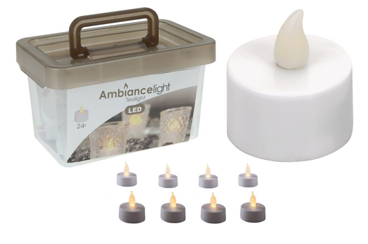 Teelichter LED - Box mit 24 Stück