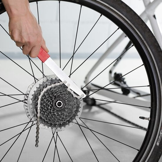 tectake - Fahrrad-Werkzeugsatz - 50-teiliger Werkzeugkoffer - grau - 403284