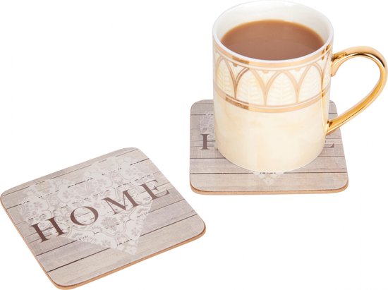 Creative Tops Untersetzer Everyday Home 10,5 Cm Kork 4 Stück