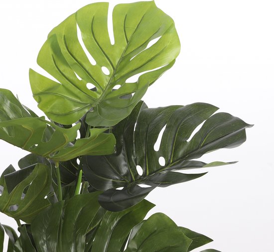 Mica Decorations Monstera Künstliche Pflanze - H100 x Ø75 cm - Grün