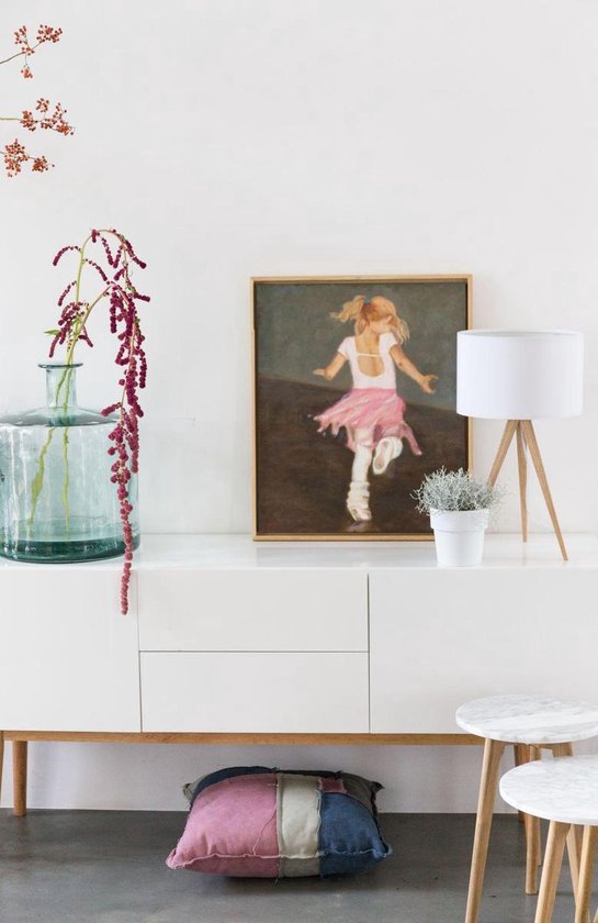 Zuiver - Stativ Tischlampe Holz - weiß/Holz