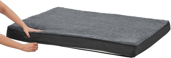 Hundebett / Hundekorb Milow - 92 x 69 x 8 cm - Grau