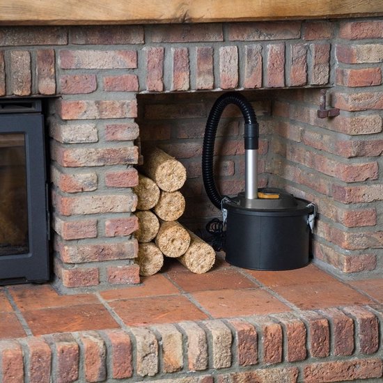 Batavia Aschesauger - 600W - Geeignet für die einfache Entleerung von Kamin und Grill - Maxxseries - Fassungsvermögen von 10 Litern - Schwarz